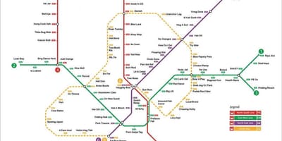சிங்கப்பூர் mrt station வரைபடம்